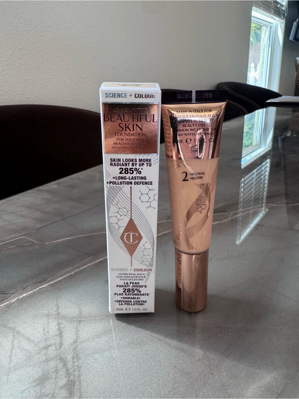 Charlotte Tilbury Charlotte's Beautiful Skin Foundation Shade 2 Neutral